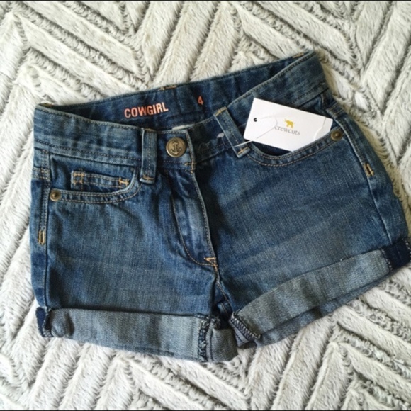 J. Crew Other - NWT Crewcuts cowgirl roll-up jean short, 4